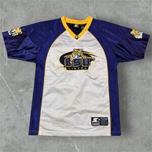 Vintage LSU Tigers Team Starter Mesh Football Jersey Youth Boys XL
